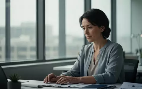 Eine konzentrierte Person in einem hellen, modernen Büro, die eine ruhige und ausgeglichene Arbeitsatmosphäre ausstrahlt. - Foto: über boerse-global.de