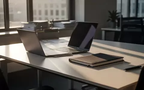 Ein moderner, aufgeräumter Schreibtisch in einem hellen Büro bei Tageslicht. - Foto: über boerse-global.de