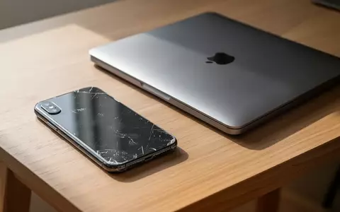 Ein iPhone X und ein MacBook Pro liegen auf einem Holztisch, was das Ende des Hardware-Supports symbolisiert. - Foto: über boerse-global.de