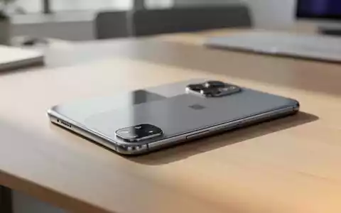 Ein modernes Smartphone liegt auf einem minimalistischen Schreibtisch in einem hellen Büro. - Foto: über boerse-global.de