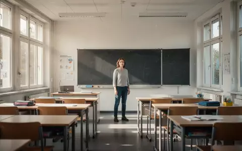 Eine moderne, helle Unterrichtssituation in einem Klassenzimmer vor Schuljahresbeginn. - Foto: über boerse-global.de