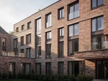 Ein modernes Wohngebäude in Deutschland bei Tageslicht, das die architektonische Struktur einer Immobilie zeigt. - Foto: über boerse-global.de
