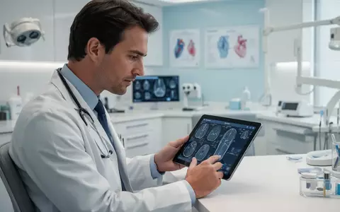 Kardiologe bei der Untersuchung medizinischer Daten in einer modernen Klinik zur Prävention von Herz-Kreislauf-Erkrankungen. - Foto: über boerse-global.de