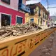 Zerstörte Straßenzüge nach dem Erdbeben. - Bild: Philipp Znidar/dpa