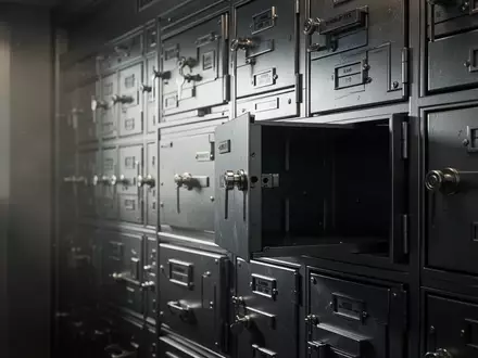 Ein offenes Schließfach in einem Tresorraum einer Bank. - Foto: über boerse-global.de