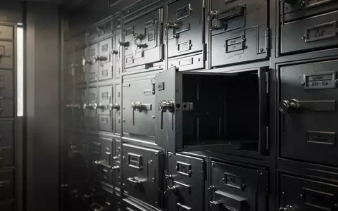 Ein offenes Schließfach in einem Tresorraum einer Bank. - Foto: über boerse-global.de