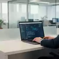 Ein moderner, heller Büroarbeitsplatz im Personalwesen, an dem eine Person an einem Laptop arbeitet. - Foto: über boerse-global.de