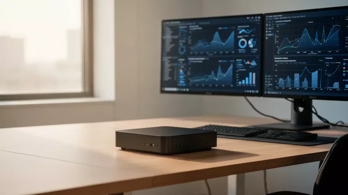 HP OmniDesk Mini-PC: Intel Core Ultra 3 mit KI-Beschleunigung und Vierfach-4K-Support