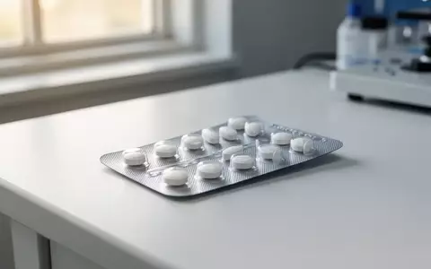 Eine Blisterpackung mit medizinischen Tabletten auf einem Labortisch in einer hellen, klinischen Umgebung. - Foto: über boerse-global.de