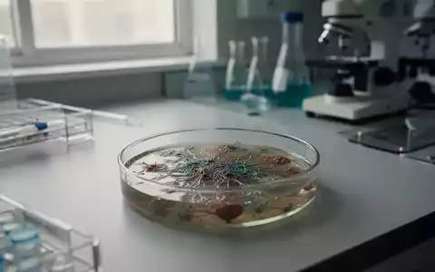 Ein medizinisches Labor mit einer Petrischale auf einem Labortisch, aufgenommen in natürlichem Licht. - Foto: über boerse-global.de