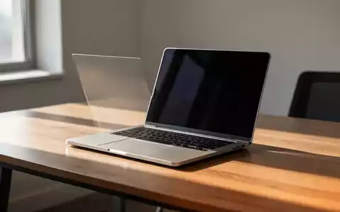 Ein silbernes Laptop auf einem minimalistischen Holztisch bei natürlichem Tageslicht. - Foto: über boerse-global.de