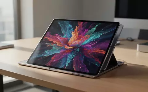 Ein ultra-dünnes Huawei MatePad Pro Max Tablet auf einem modernen Schreibtisch in einem hellen Büro. - Foto: über boerse-global.de