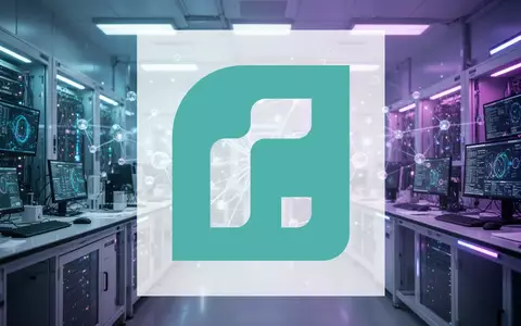 Abstrakte Darstellung eines Quantencomputer-Labors mit leuchtenden Lichtknoten für Hochtechnologie und Forschung. - Foto: über boerse-global.de