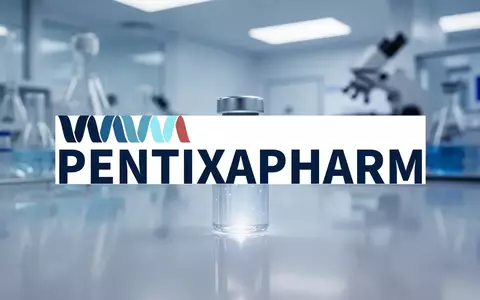 Ein modernes medizinisches Labor mit einem leuchtenden Fläschchen als Symbol für pharmazeutische Forschung und Fortschritt. - Foto: über boerse-global.de