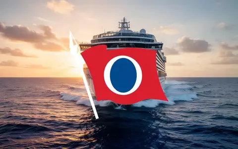 Ein modernes Kreuzfahrtschiff bei Sonnenuntergang auf dem offenen Meer. - Foto: über boerse-global.de