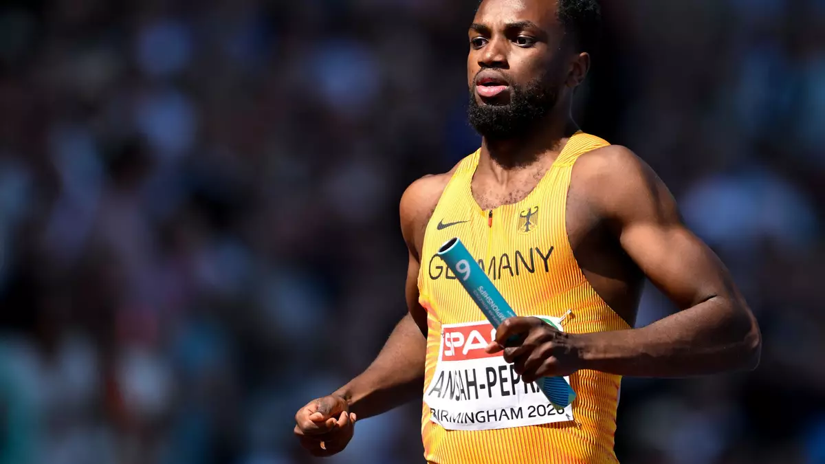 Lucas Ansah-Peprah war Schlussläufer der deutschen Sprint-Staffel. - Bild: Sven Hoppe/dpa