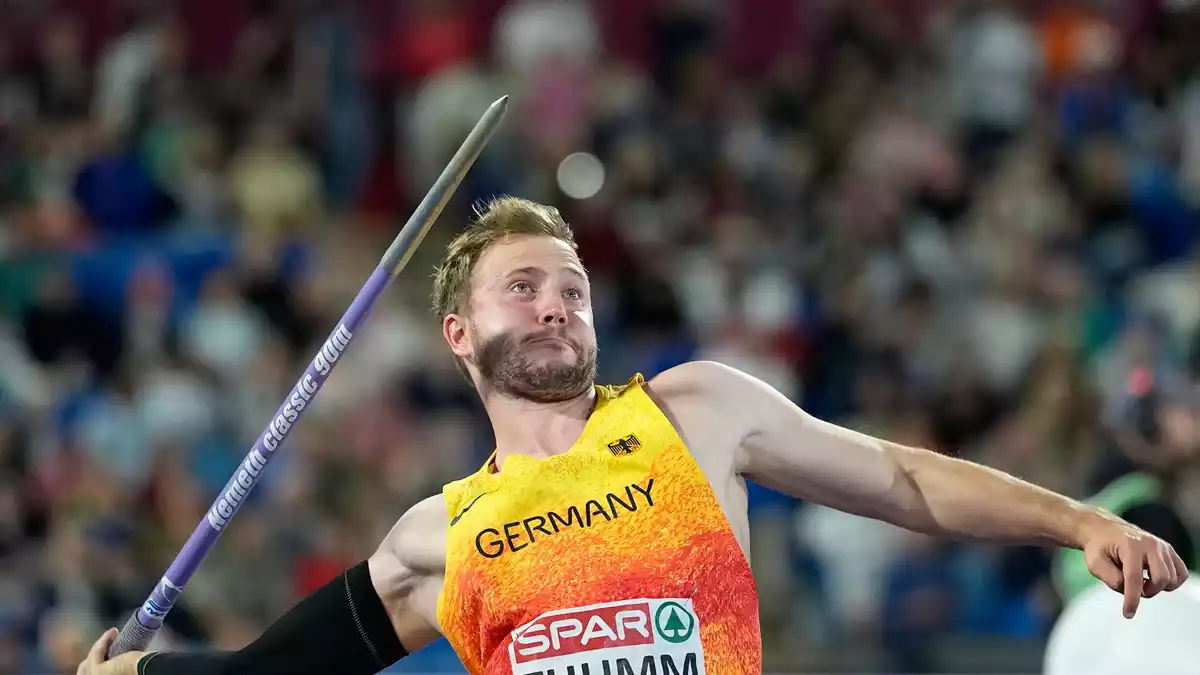 Überraschend EM-Zweiter: Nick Thumm. - Bild: Matthias Schrader/AP/dpa