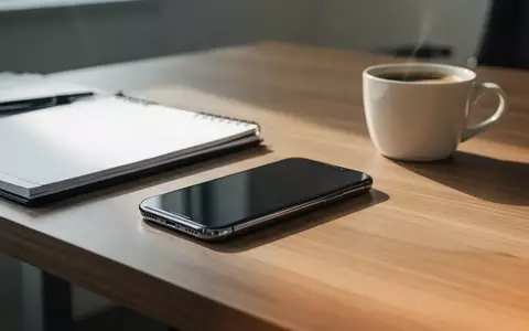 Ein Smartphone auf einem modernen Schreibtisch im Büro, das die Nutzung privater Geräte für berufliche Zwecke symbolisiert. - Foto: über boerse-global.de
