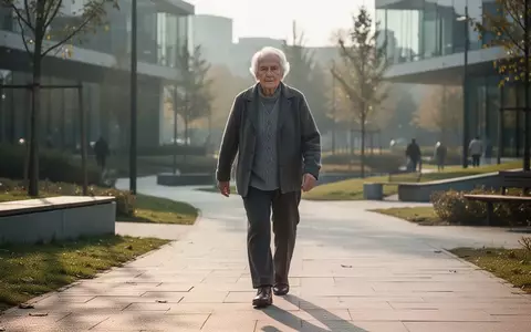 Eine ältere Person geht zügig und aufrecht durch einen sonnendurchfluteten Park. - Foto: über boerse-global.de