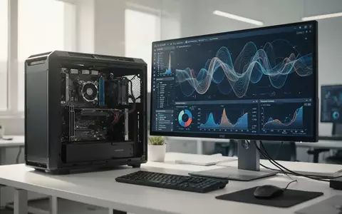 Ein moderner, aufgeräumter Arbeitsplatz mit einem leistungsstarken PC-System in einem hellen Büro. - Foto: über boerse-global.de