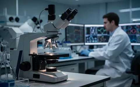Ein Wissenschaftler arbeitet in einem modernen medizinischen Forschungslabor an einer Alzheimer-Studie. - Foto: über boerse-global.de