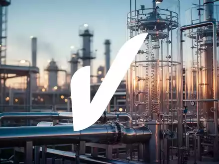 Moderne industrielle Bioreffinerie bei Sonnenuntergang mit Fokus auf saubere Anlagentechnik und professionelle Ästhetik. - Foto: über boerse-global.de