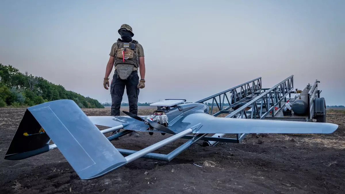 Die Ukraine setzt für ihre Angriffe auf Ziele in Russland zumeist auf Drohnen. (Symbolbild) - Bild: Dan Bashakov/AP/dpa