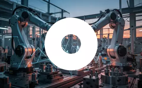 Abstrakte Darstellung einer modernen Industrieanlage mit Fokus auf Fertigungstechnik und technologischen Wandel. - Foto: über boerse-global.de