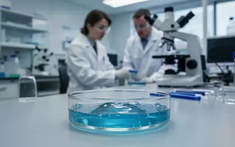 Ein Wissenschaftler arbeitet in einem modernen medizinischen Labor an einer mikroskopischen Untersuchung. - Foto: über boerse-global.de