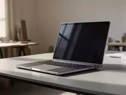 Ein hochwertiges Asus-Notebook in einem modernen, hellen Kreativstudio mit natürlichem Lichteinfall. - Foto: über boerse-global.de