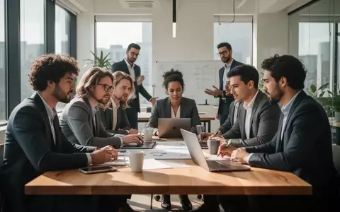Ein diverses Team arbeitet professionell und kooperativ in einem hellen, modernen Büro an einem gemeinsamen Projekt. - Foto: über boerse-global.de