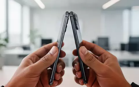 Zwei moderne Smartphones werden für einen Datentransfer mit der Rückseite aneinandergehalten. - Foto: über boerse-global.de