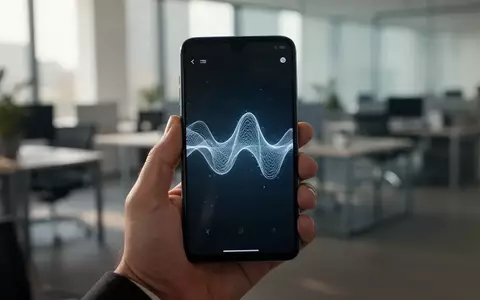 Person, die ein modernes Android-Smartphone mit einer abstrakten KI-Oberfläche auf dem Display in der Hand hält. - Foto: über boerse-global.de