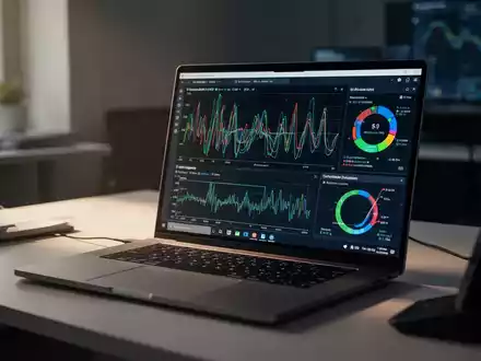 Ein IT-Techniker nutzt professionelle Analysesoftware an einem Laptop zur Diagnose von WLAN-Signalstörungen. - Foto: über boerse-global.de