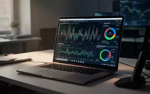 Ein IT-Techniker nutzt professionelle Analysesoftware an einem Laptop zur Diagnose von WLAN-Signalstörungen. - Foto: über boerse-global.de