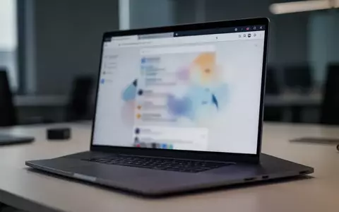 Ein moderner Laptop in einem professionellen Büro, der die Sicherheit von Webbrowsern symbolisiert. - Foto: über boerse-global.de