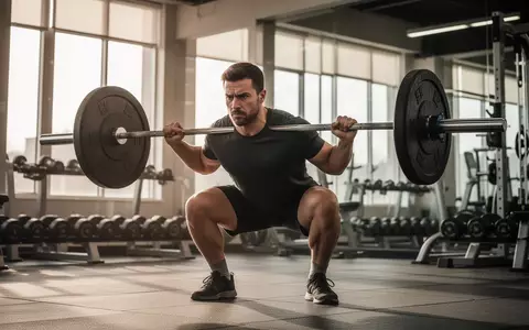 Ein fokussierter Sportler beim Hanteltraining in einem professionellen Fitnessstudio. - Foto: über boerse-global.de