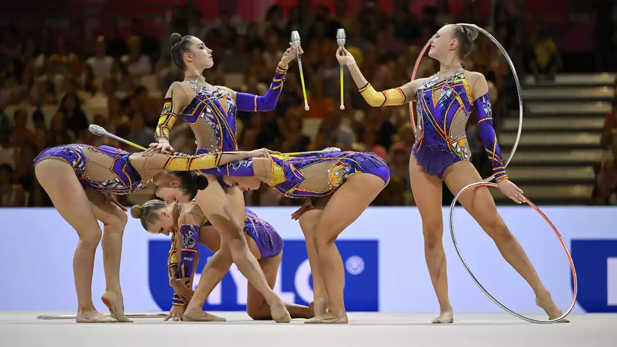 Die deutsche Gruppe blieb ohne WM-Medaille. - Bild: Marijan Murat/dpa