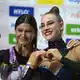 Avancierte mit vier Medaillen zum WM-Star: Darja Varfolomeev (r). - Bild: Marijan Murat/dpa