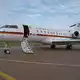 Eine Bombardier Global 5000 - hier in heimischen Gefilden zu sehen. (Archivbild)  - Bild: Oliver Berg/dpa