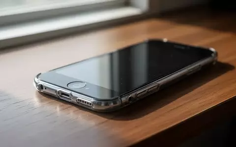 Ein älteres Smartphone liegt auf einem Holztisch bei natürlichem Lichteinfall. - Foto: über boerse-global.de