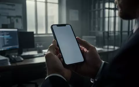 Eine Person hält in einem professionellen Umfeld ein Smartphone in der Hand, während sie in einem Büro arbeitet. - Foto: über boerse-global.de