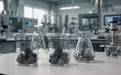Moderne Laborumgebung für die Verarbeitung seltener Erden mit Proben in Glasgefäßen. - Foto: über boerse-global.de