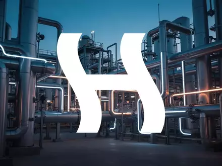 Moderne industrielle Wasserstoff-Elektrolyseanlage in einer nächtlichen, technologisch anmutenden Umgebung. - Foto: über boerse-global.de