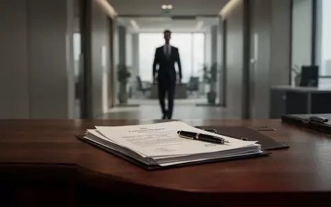 Ein Schreibtisch mit juristischen Unterlagen und einem Füllfederhalter in einem modernen Büro. - Foto: über boerse-global.de