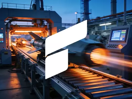 Moderne Industrieanlage bei Dämmerung, die industrielle Fertigung und technologischen Fortschritt symbolisiert. - Foto: über boerse-global.de