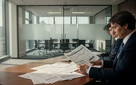 Eine Person liest in einem modernen Büro Unterlagen an einem Schreibtisch. - Foto: über boerse-global.de