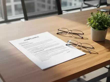 Ein ordentlicher Schreibtisch mit Dokumenten und einer Pflanze als Symbol für nachhaltige Unternehmensführung. - Foto: über boerse-global.de