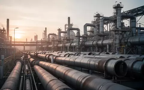 Moderne Industrieanlage mit Stahlrohren in einer Fabrik bei natürlichem Licht. - Foto: über boerse-global.de