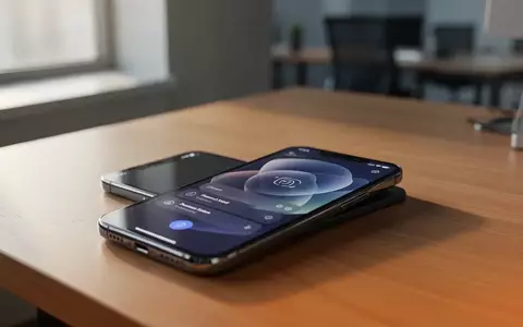 Ein modernes Smartphone liegt auf einem Schreibtisch in einem hellen Büro, Fokus auf die Sicherheitseinstellungen des Geräts. - Foto: über boerse-global.de